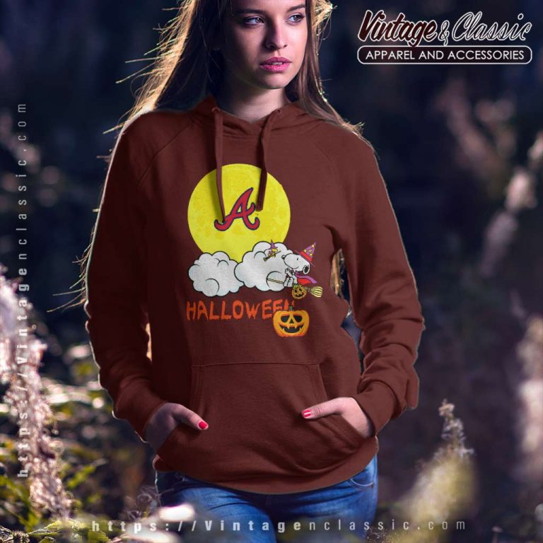 Atlanta Braves Snoopy Halloween Hoodie Atlanta Braves Snoopy Halloween Hoodie