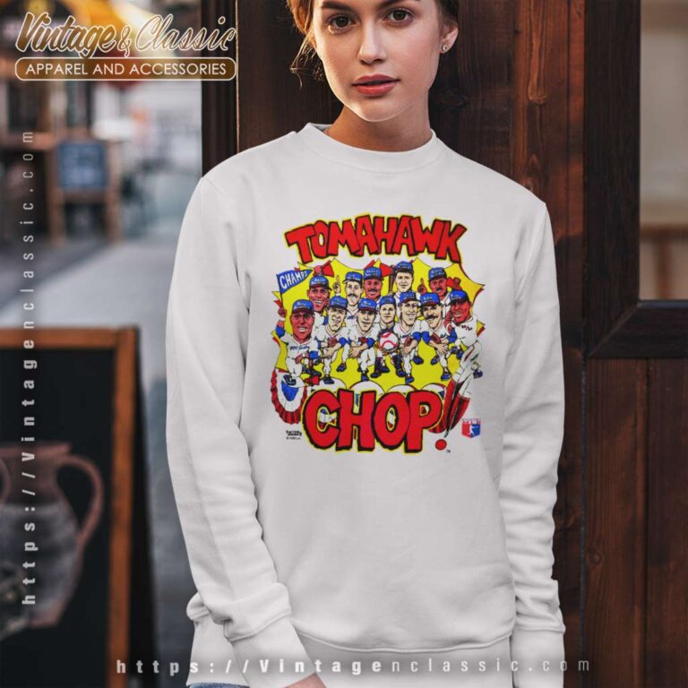 Atlanta Braves World Series Champions Tomahawk Chop Sweatshirt Atlanta Braves World Series Champions Tomahawk Chop Sweatshirt
