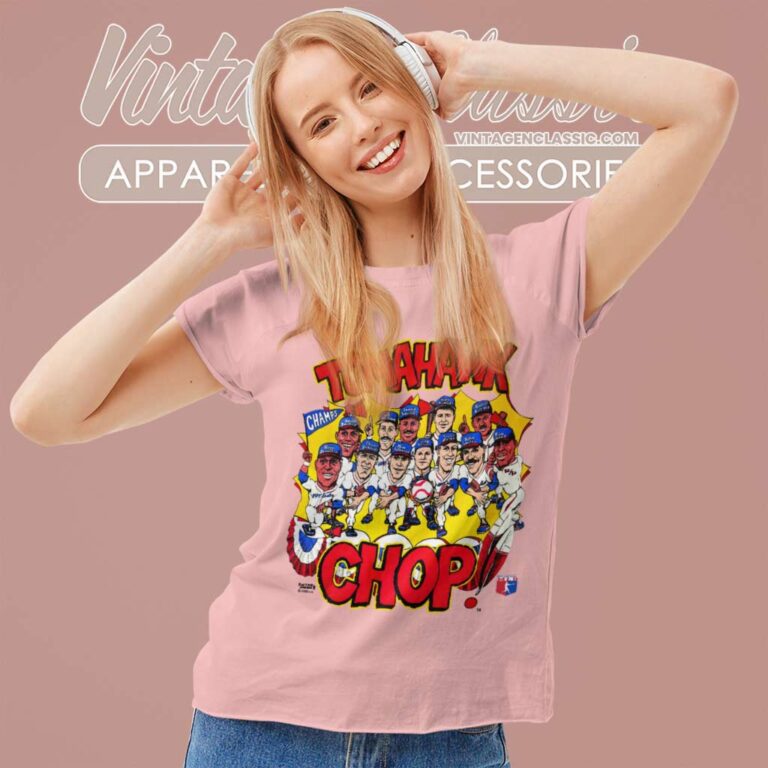 Atlanta Braves World Series Champions Tomahawk Chop Women TShirt Atlanta Braves World Series Champions Tomahawk Chop Women TShirt
