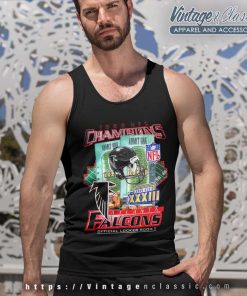 Atlanta Falcons 1998 Nfc Champions Tank Top Racerback