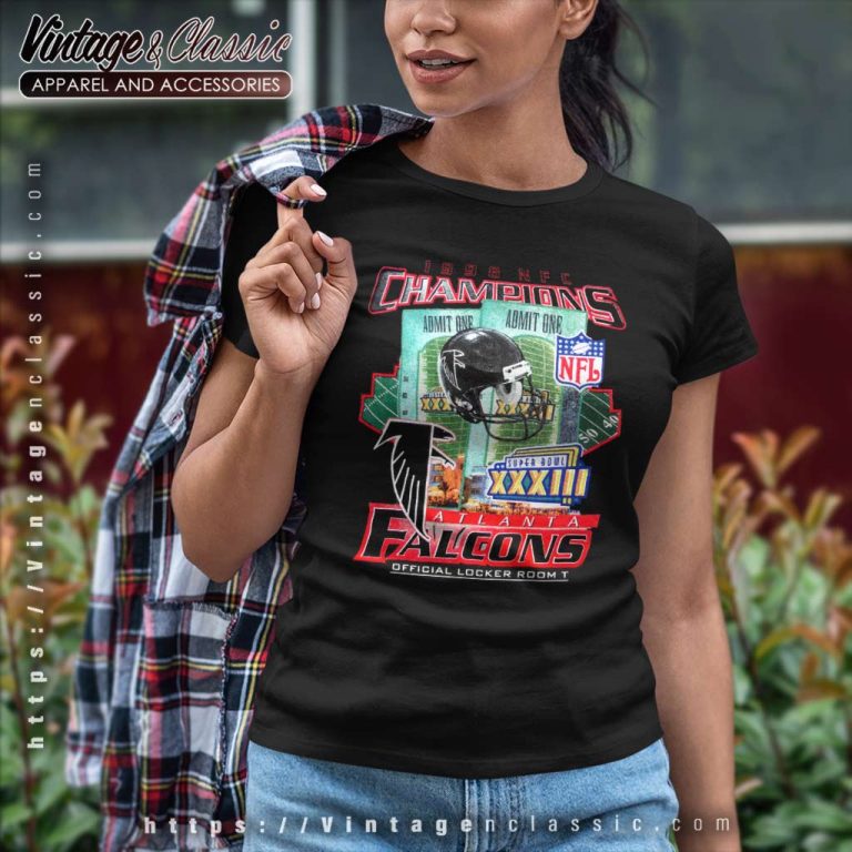 Atlanta Falcons 1998 Nfc Champions Women TShirt Atlanta Falcons 1998 Nfc Champions Women TShirt
