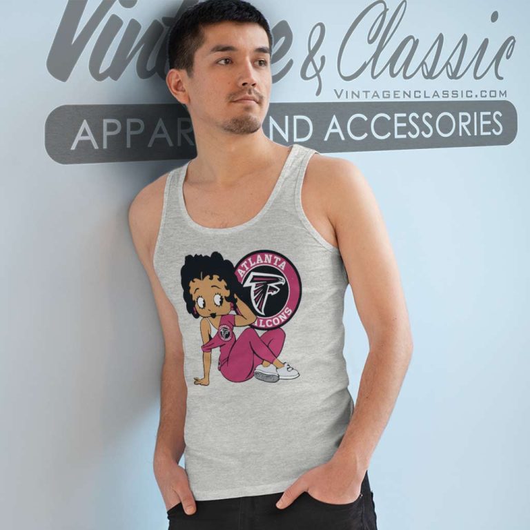 Atlanta Falcons Betty Boop Tank Top Racerback Atlanta Falcons Betty Boop Tank Top Racerback