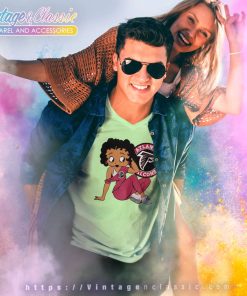 Atlanta Falcons Betty Boop Shirt 5 Atlanta Falcons Betty Boop V Neck TShirt