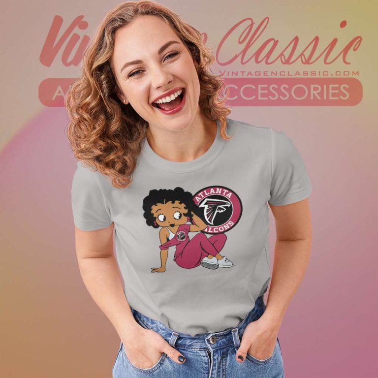 Atlanta Falcons Betty Boop Women TShirt Atlanta Falcons Betty Boop Women TShirt