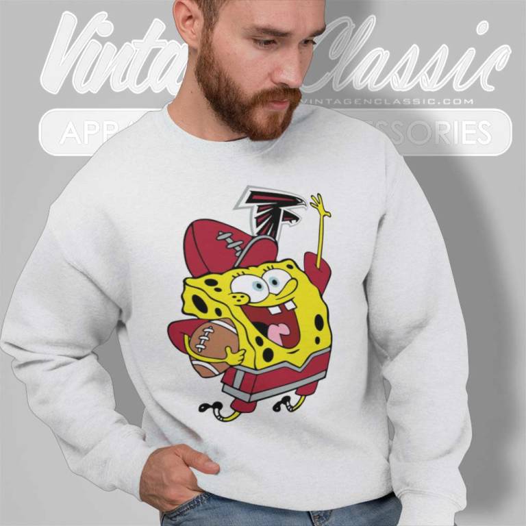 Atlanta Falcons Football Spongebob Sweatshirt Atlanta Falcons Football Spongebob Sweatshirt