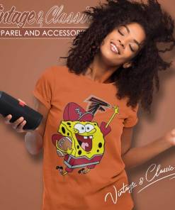 Atlanta Falcons Football Spongebob Shirt 5 Atlanta Falcons Football Spongebob Women TShirt