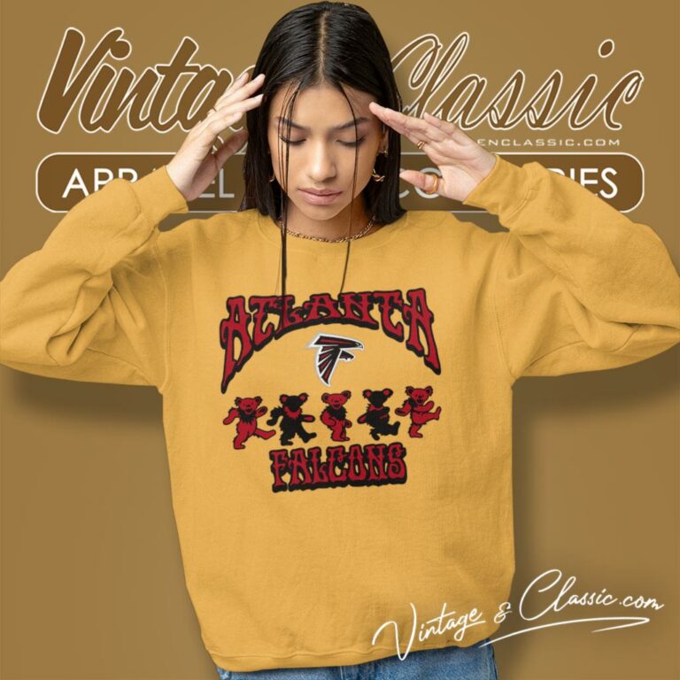 Atlanta Falcons Grateful Dead Dancing Bears Sweatshirt Atlanta Falcons Grateful Dead Dancing Bears Sweatshirt
