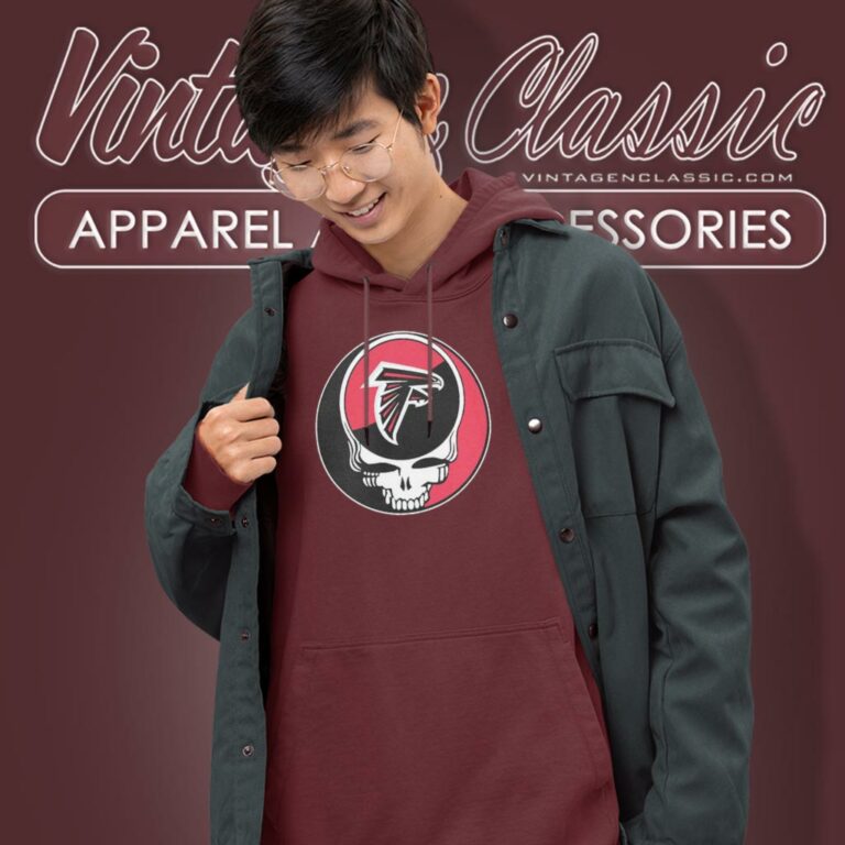 Atlanta Falcons Grateful Dead Steal Your Face Hoodie Atlanta Falcons Grateful Dead Steal Your Face Hoodie