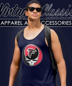 Atlanta Falcons Grateful Dead Steal Your Face Tank Top Racerback