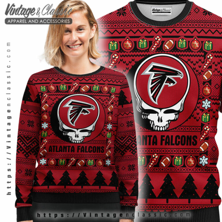 Atlanta Falcons Grateful Dead Ugly Sweater Ugly Sweater shirt Atlanta Falcons Grateful Dead Ugly Sweater Ugly Sweater shirt