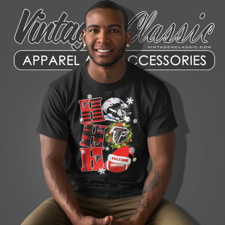 Atlanta Falcons Ho Ho Ho Christmas T Shirt Atlanta Falcons Ho Ho Ho Christmas T Shirt