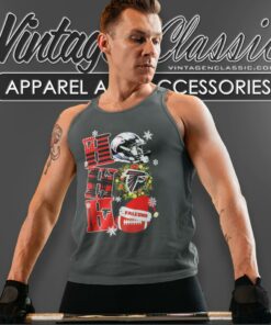Atlanta Falcons Ho Ho Ho Christmas Tank Top Racerback