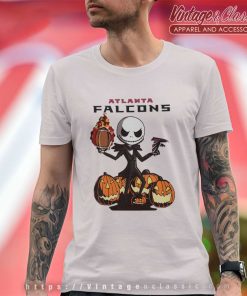 Atlanta Falcons Jack Skellington Halloween T Shirt