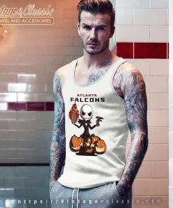 Atlanta Falcons Jack Skellington Halloween Tank Top Racerback