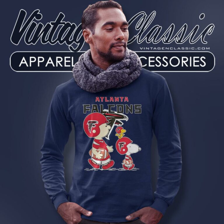 Atlanta Falcons Lets Play Football Together Snoopy Long Sleeve Tee Atlanta Falcons Lets Play Football Together Snoopy Long Sleeve Tee