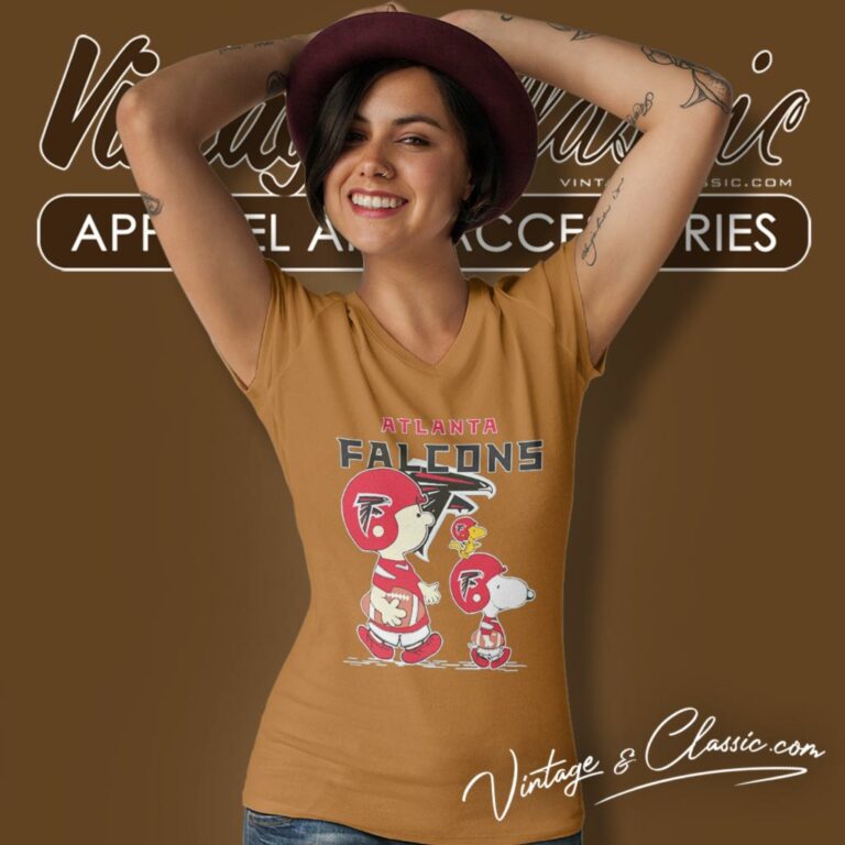 Atlanta Falcons Lets Play Football Together Snoopy V Neck TShirt Atlanta Falcons Lets Play Football Together Snoopy V Neck TShirt