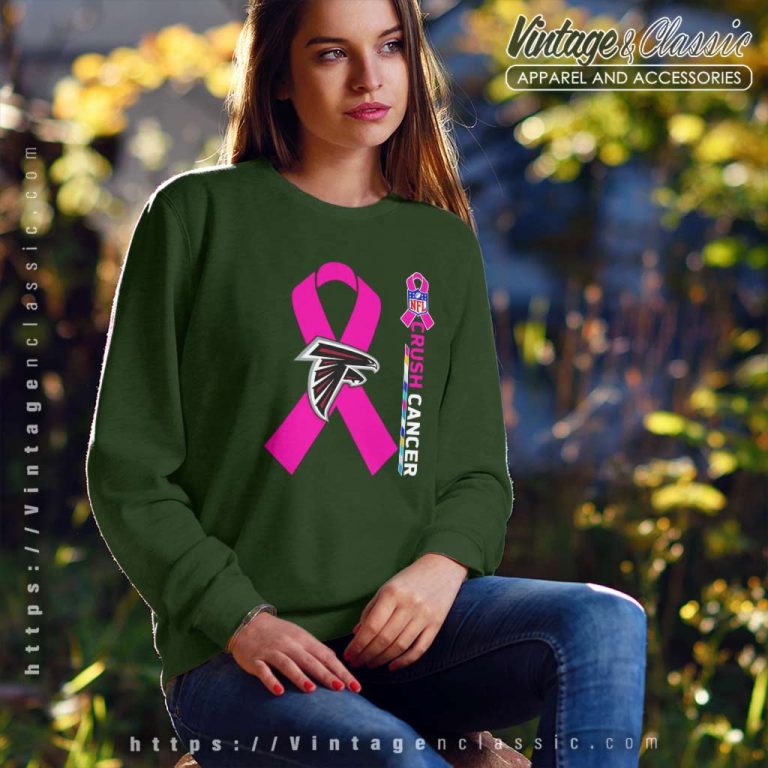 Atlanta Falcons Nfl Crush Cancer 2023 Sweatshirt Atlanta Falcons Nfl Crush Cancer 2023 Sweatshirt