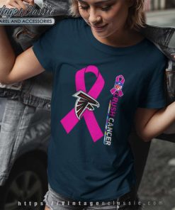 Atlanta Falcons Nfl Crush Cancer 2023 Women TShirt