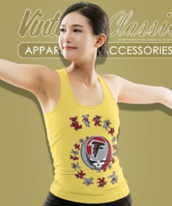 Atlanta Falcons Nfl Grateful Dancing Bears Tank Top Racerback