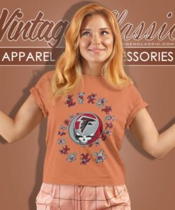 Atlanta Falcons Nfl Grateful Dancing Bears Women T Shirt