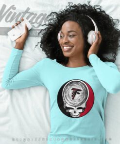 Atlanta Falcons Nfl Grateful Dead Logo Long Sleeve Tee