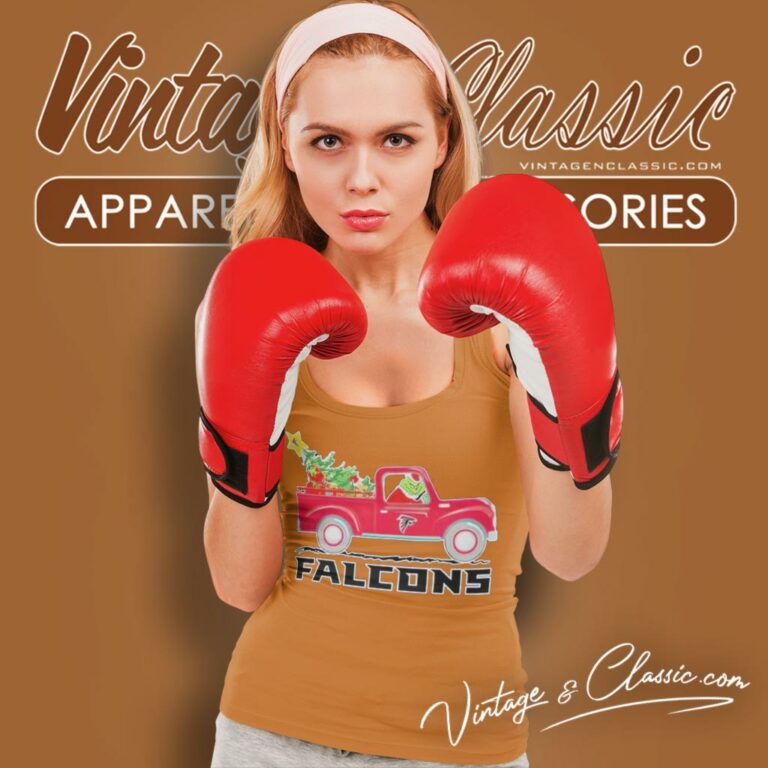 Atlanta Falcons Santa Grinch Driving Truck Christmas Tank Top Racerback Atlanta Falcons Santa Grinch Driving Truck Christmas Tank Top Racerback