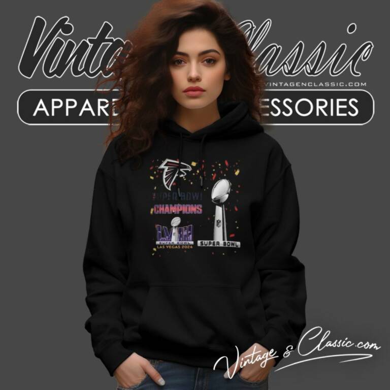 Atlanta Falcons Shirt Super Bowl Lviii 2024 Las Vegas Champions Hoodie Atlanta Falcons Shirt Super Bowl Lviii 2024 Las Vegas Champions Hoodie