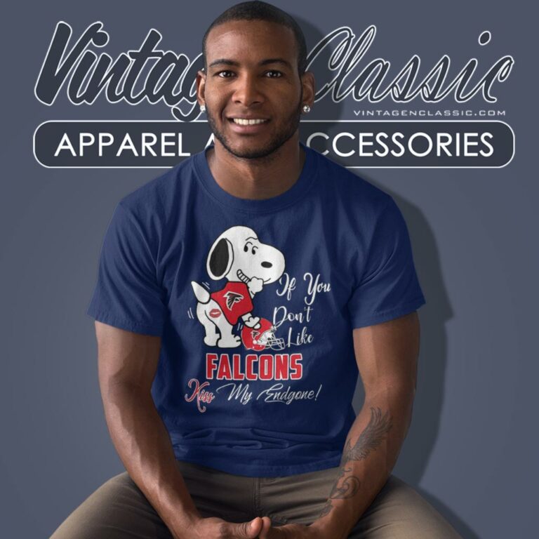 Snoopy If You Dont Like Atlanta Falcons Kiss My Endzone T Shirt Snoopy If You Dont Like Atlanta Falcons Kiss My Endzone T Shirt