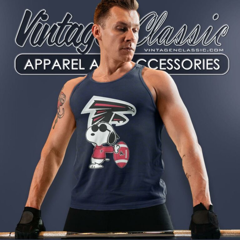 Atlanta Falcons Snoopy Dog Peanuts Tank Top Racerback Atlanta Falcons Snoopy Dog Peanuts Tank Top Racerback