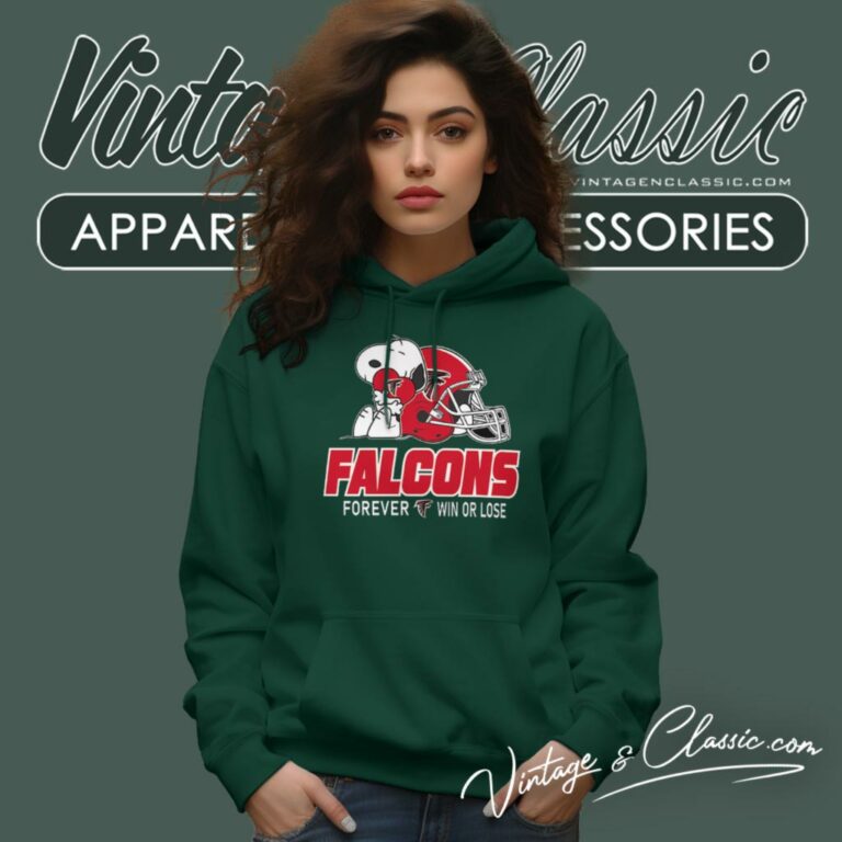 Atlanta Falcons Snoopy Forever Win Or Lose Hoodie Atlanta Falcons Snoopy Forever Win Or Lose Hoodie