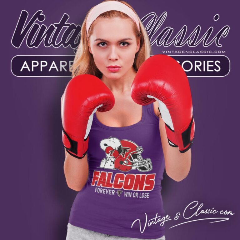Atlanta Falcons Snoopy Forever Win Or Lose Tank Top Racerback Atlanta Falcons Snoopy Forever Win Or Lose Tank Top Racerback