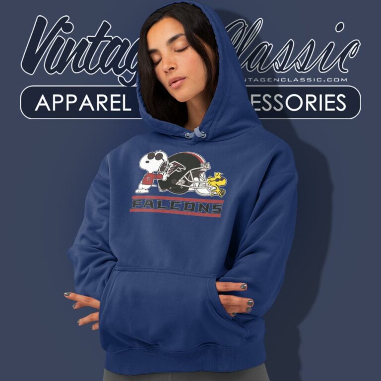 Atlanta Falcons Snoopy Joe Cool And Woodstock Hoodie Atlanta Falcons Snoopy Joe Cool And Woodstock Hoodie