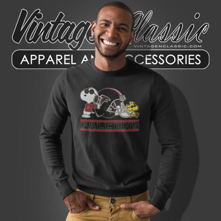 Atlanta Falcons Snoopy Joe Cool And Woodstock Sweatshirt Atlanta Falcons Snoopy Joe Cool And Woodstock Sweatshirt