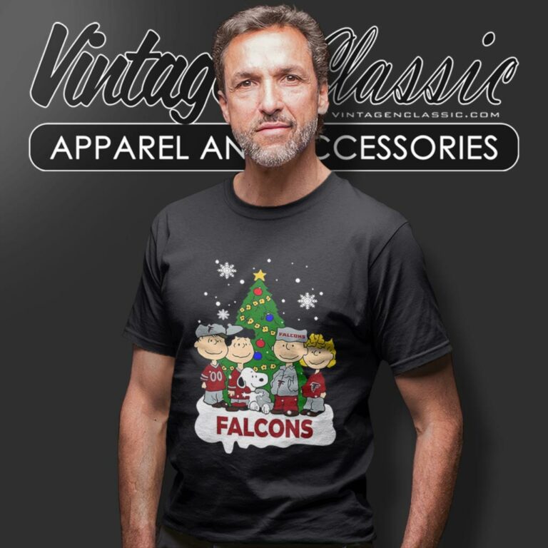 Atlanta Falcons Snoopy Peanuts Christmas T Shirt Atlanta Falcons Snoopy Peanuts Christmas T Shirt