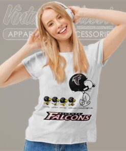 Atlanta Falcons Snoopy Woodstock Team Walking Shirt