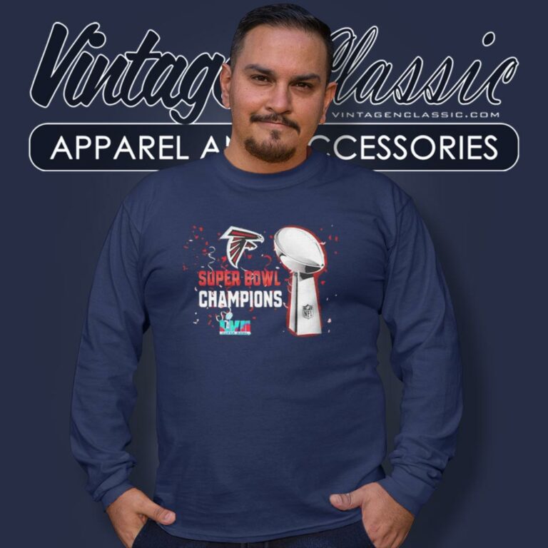 Atlanta Falcons Super Bowl Lvii Champions Long Sleeve Tee Atlanta Falcons Super Bowl Lvii Champions Long Sleeve Tee