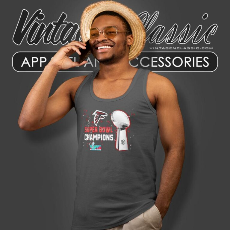 Atlanta Falcons Super Bowl Lvii Champions Tank Top Racerback Atlanta Falcons Super Bowl Lvii Champions Tank Top Racerback