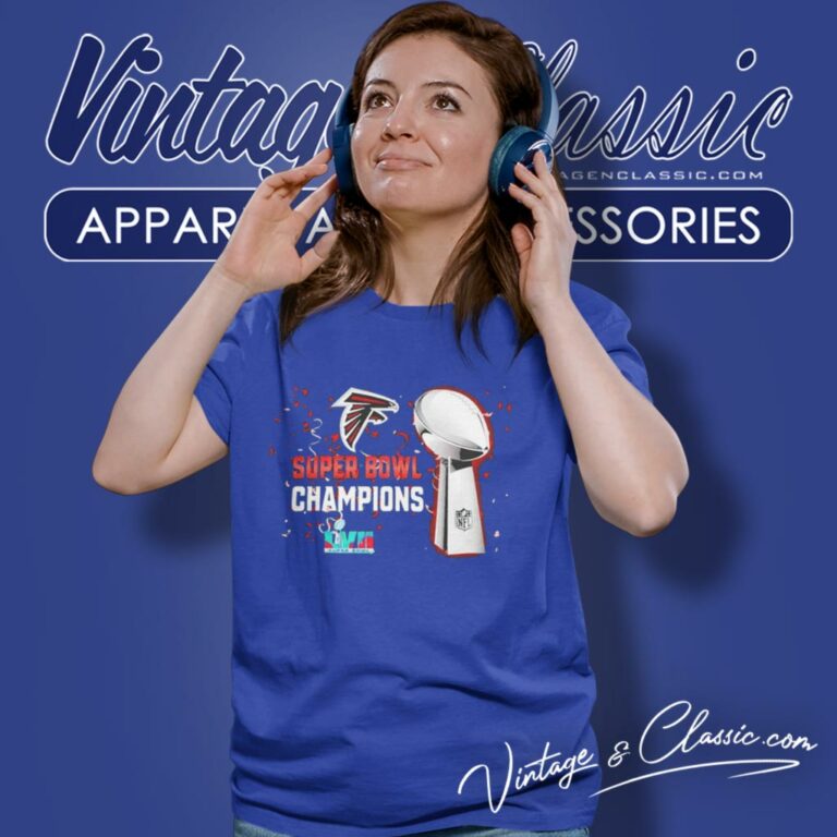 Atlanta Falcons Super Bowl Lvii Champions Women T Shirt Atlanta Falcons Super Bowl Lvii Champions Women T Shirt