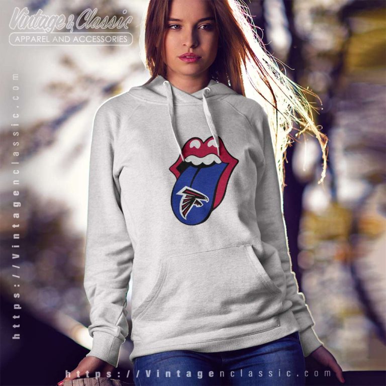 Atlanta Falcons The Rolling Stones Logo Hoodie Atlanta Falcons The Rolling Stones Logo Hoodie