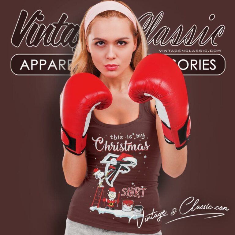 Atlanta Falcons This Is My Christmas Snoopy Charlie Brown Tank Top Racerback Atlanta Falcons This Is My Christmas Snoopy Charlie Brown Tank Top Racerback