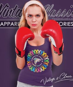 Atlanta Falcons Whatever Color Cancer Sucks Tank Top Racerback