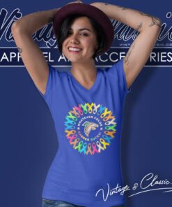 Atlanta Falcons Whatever Color Cancer Sucks V Neck TShirt