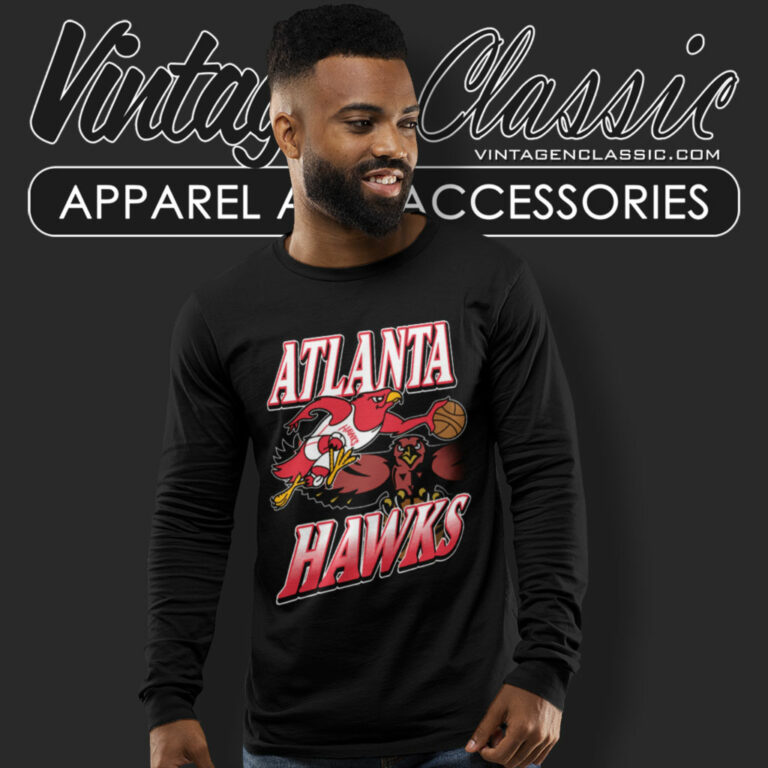 Atlanta Hawks 1970s Vintage Nba Long Sleeve Tee Atlanta Hawks 1970s Vintage Nba Long Sleeve Tee