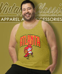 Atlanta Hawks 90s Cartoon Nba Tank Top Racerback