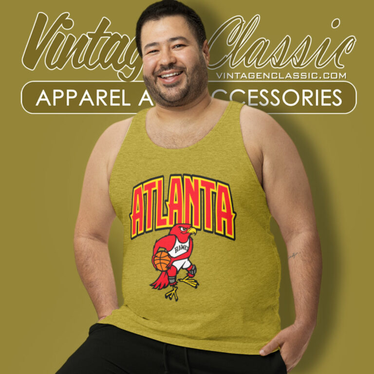 Atlanta Hawks 90s Cartoon Nba Tank Top Racerback Atlanta Hawks 90s Cartoon Nba Tank Top Racerback