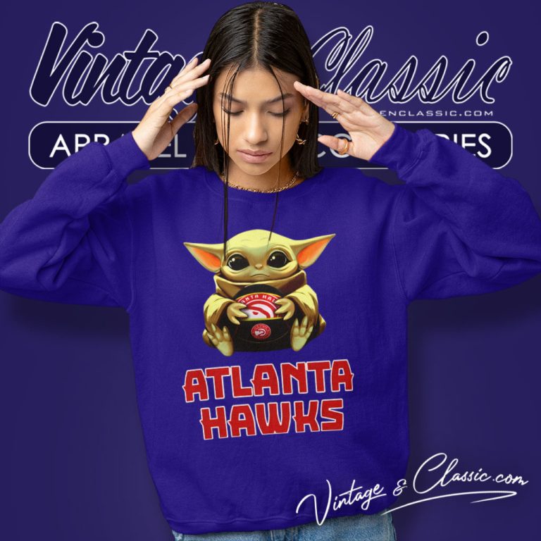 Atlanta Hawks Baby Yoda Nba Sweatshirt Atlanta Hawks Baby Yoda Nba Sweatshirt