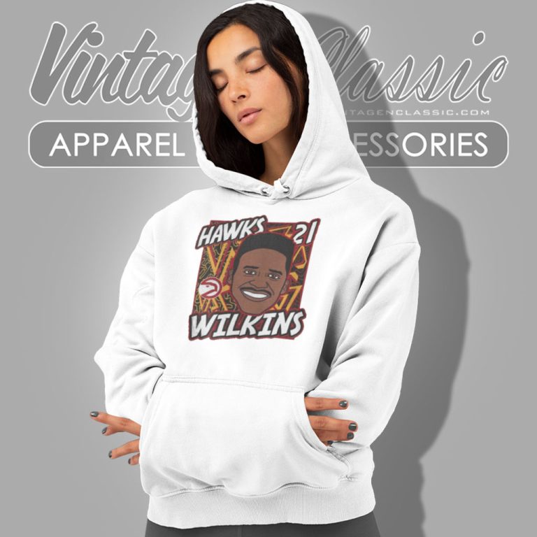 Atlanta Hawks Dominique Wilkins King Of The Court Player Hoodie Atlanta Hawks Dominique Wilkins King Of The Court Player Hoodie