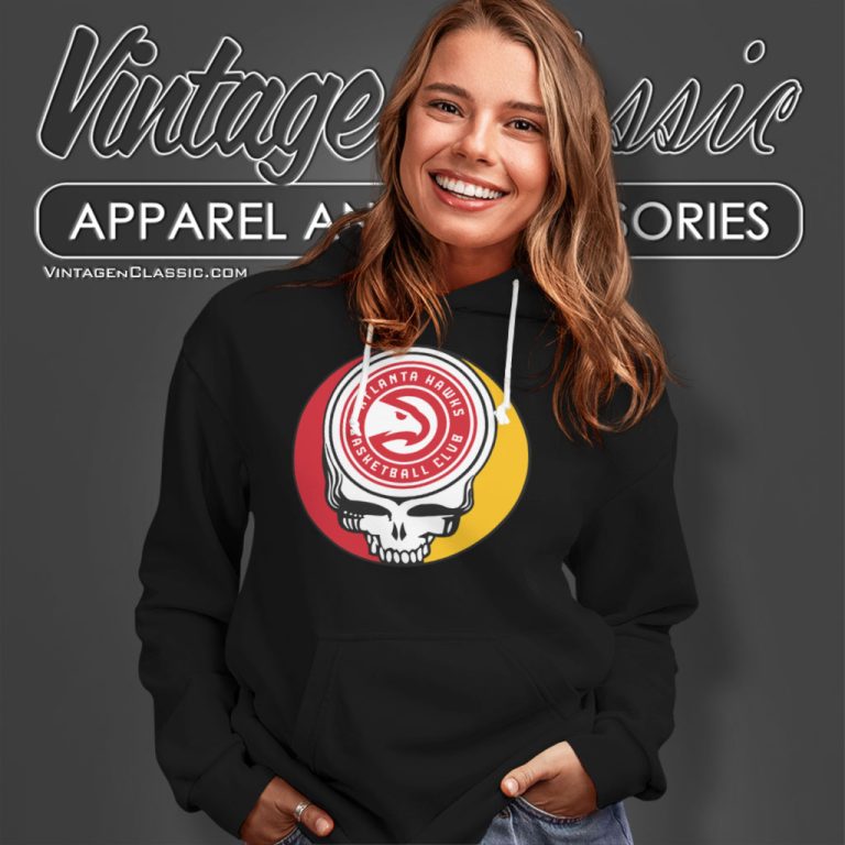 Atlanta Hawks Grateful Dead Steal Your Face Hoodie Atlanta Hawks Grateful Dead Steal Your Face Hoodie