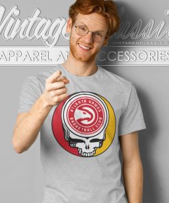 Atlanta Hawks Grateful Dead Steal Your Face T Shirt