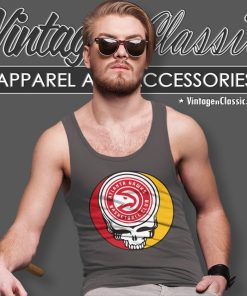 Atlanta Hawks Grateful Dead Steal Your Face Tank Top Racerback